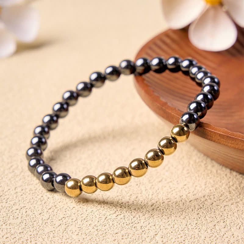 Buddha Stones Ronde Armband met hematiet als aardingselement - image 12