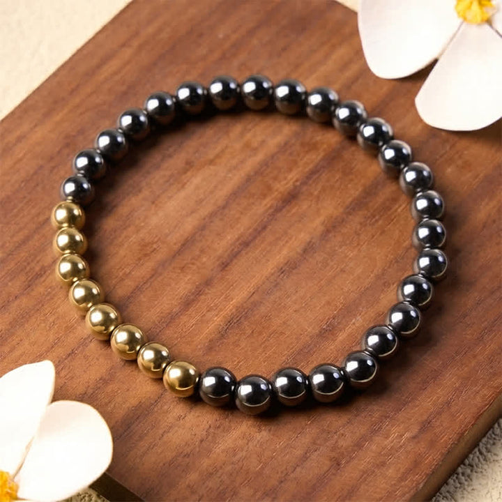 Buddha Stones Ronde Armband met hematiet als aardingselement - image 13