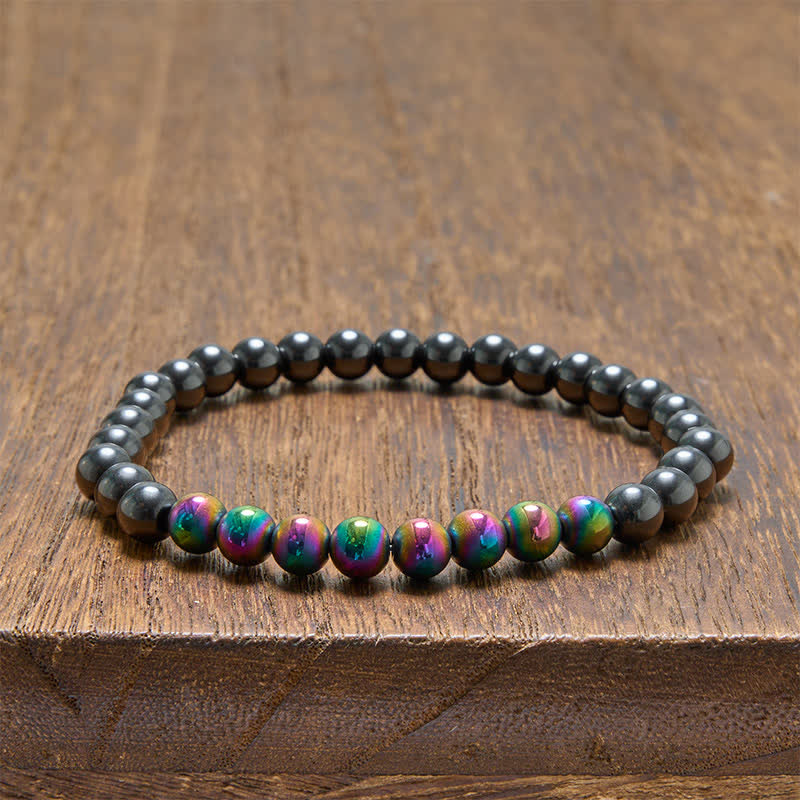 Buddha Stones Ronde Armband met hematiet als aardingselement - image 10