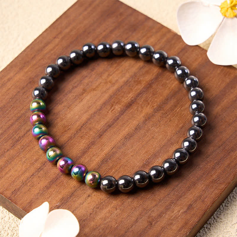 Buddha Stones Ronde Armband met hematiet als aardingselement - image 9