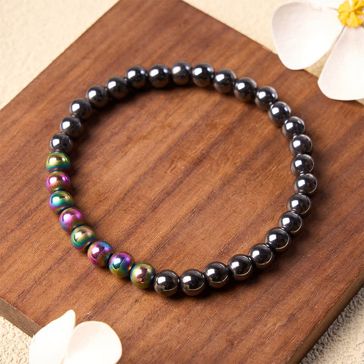 Buddha Stones Ronde Armband met hematiet als aardingselement - image 9