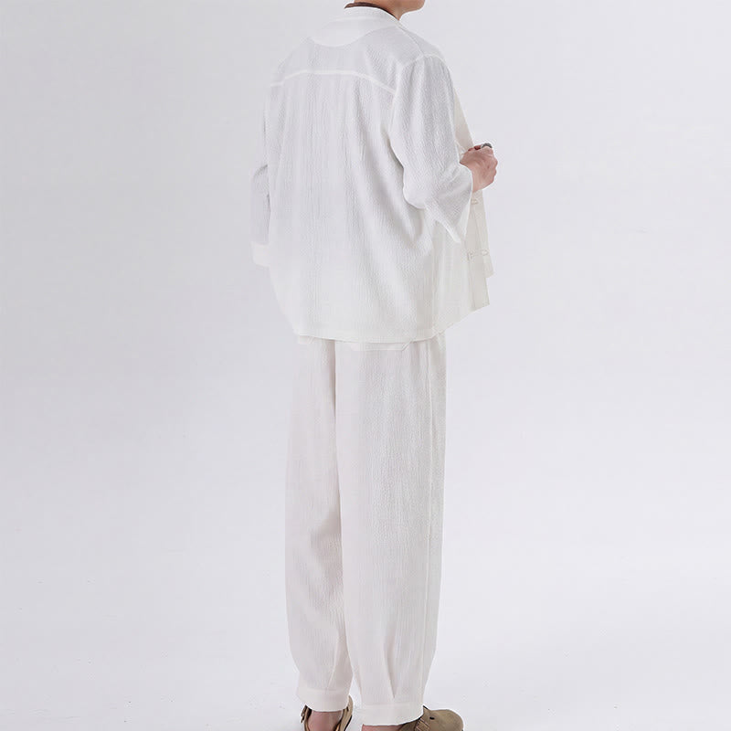 Buddha Stones Driekwart mouw en zakken, in Spring Tang-stijl. - image 14