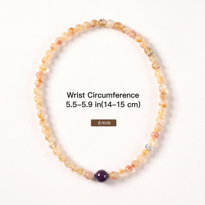 Buddha Stones Citrien Pi Xiu Dubbele Armband voor Overvloed en Rijkdom - image 15