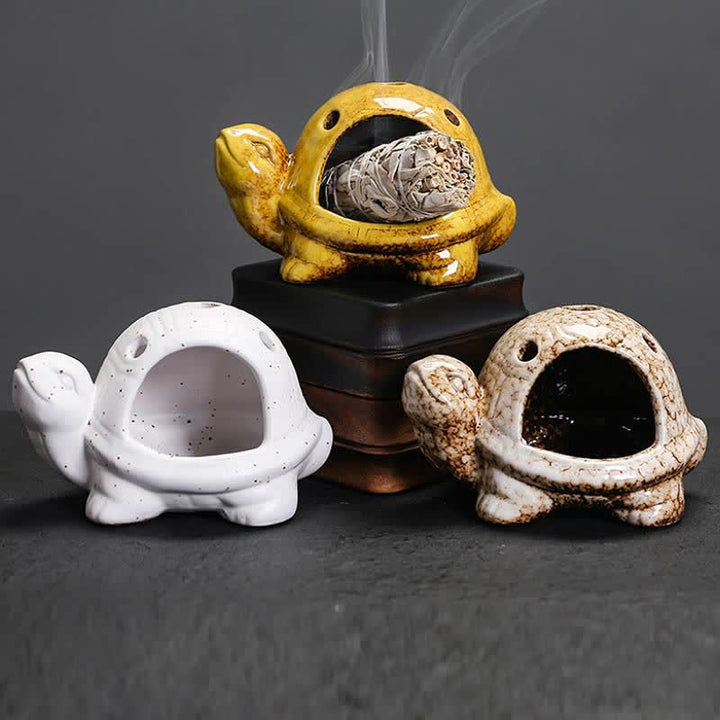 Buddha Stones Keramische schildpad Wierook - image 18