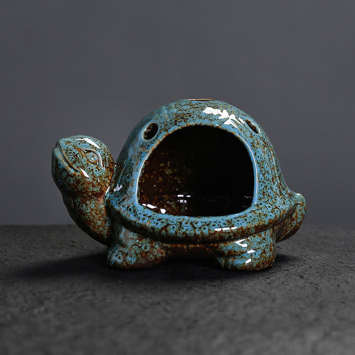 Buddha Stones Keramische schildpad Wierook - image 1