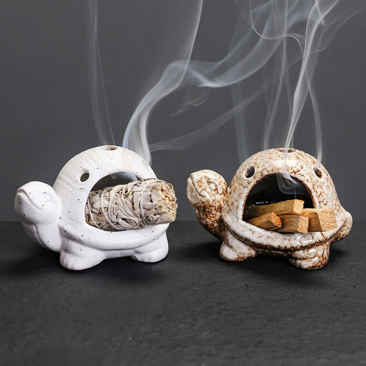 Buddha Stones Keramische schildpad Wierook - image 17