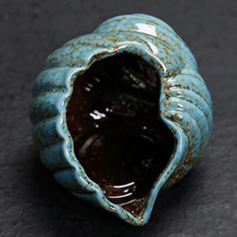 Buddha Stones Keramische Shankha Wierookbranders van schelpen - image 2