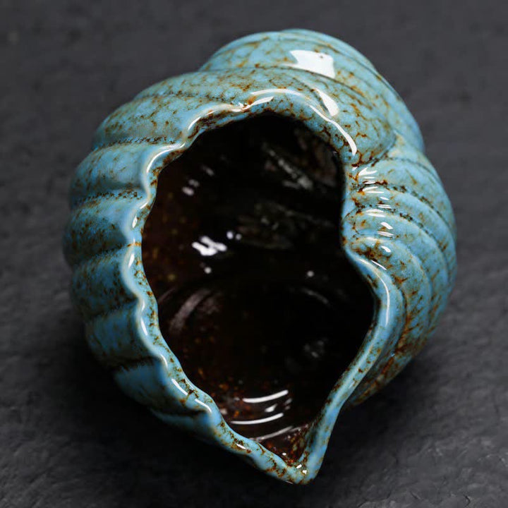 Buddha Stones Keramische Shankha Wierookbranders van schelpen - image 2
