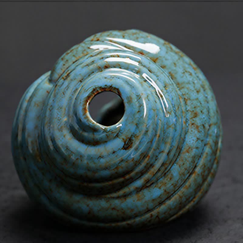 Buddha Stones Keramische Shankha Wierookbranders van schelpen - image 3