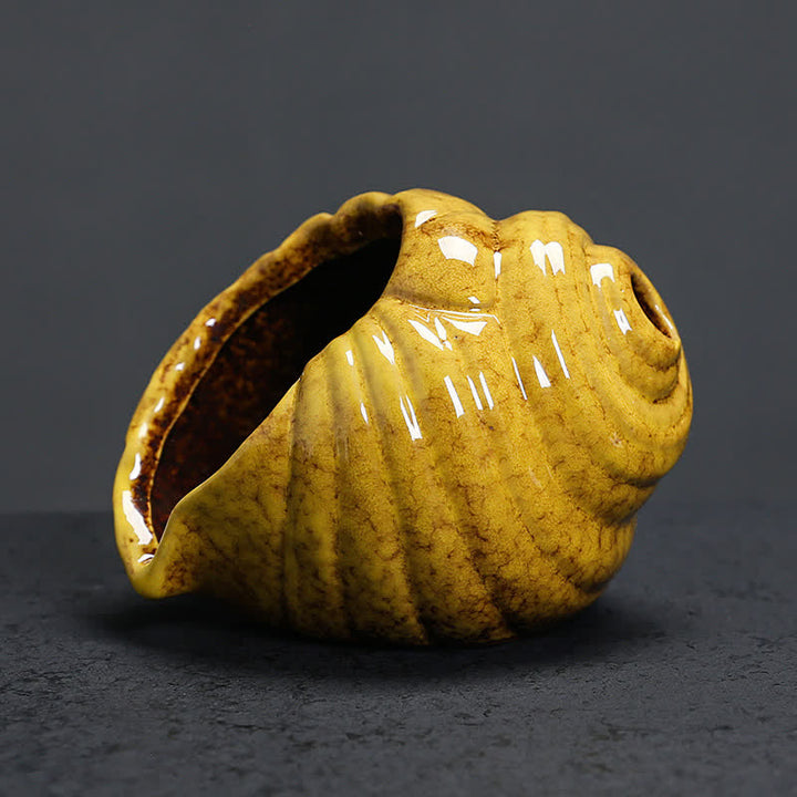 Buddha Stones Keramische Shankha Wierookbranders van schelpen - image 14