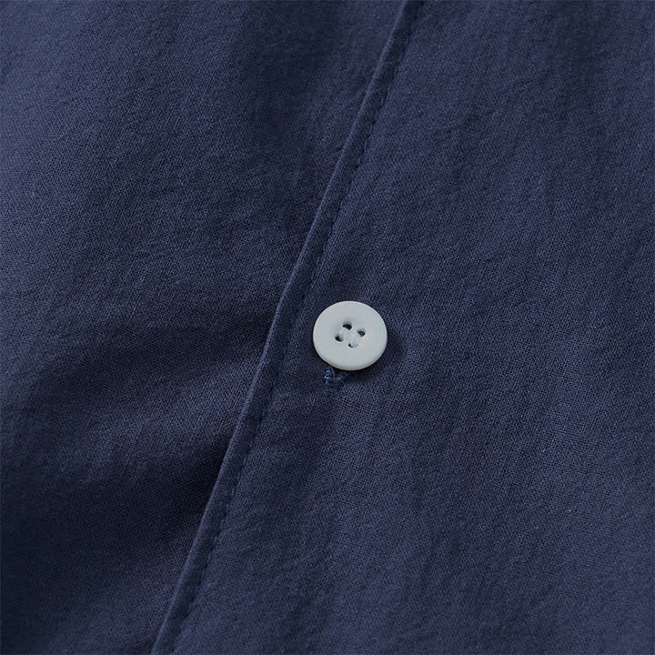 Buddha Stones Lente/Herfst Minimalistische Klassieke Button-Up Heren Overhemden met Lange mouw - image 15
