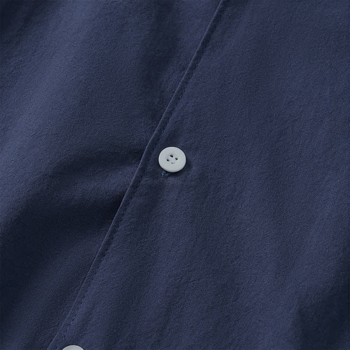 Buddha Stones Lente/Herfst Minimalistische Klassieke Button-Up Heren Overhemden met Lange mouw - image 14