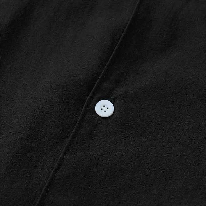 Buddha Stones Lente/Herfst Minimalistische Klassieke Button-Up Heren Overhemden met Lange mouw - image 21