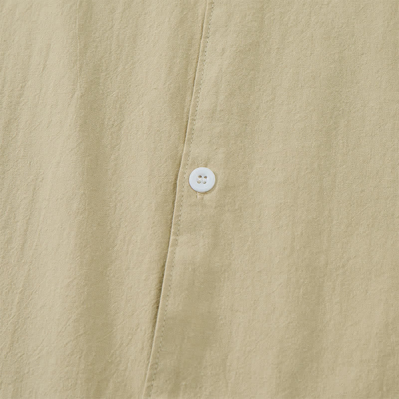 Buddha Stones Lente/Herfst Minimalistische Klassieke Button-Up Heren Overhemden met Lange mouw - image 30