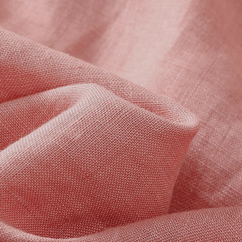 Buddha Stones Lente/Zomer Basic Casual Effen Cropped Broek Dames Harembroek met Zakken - image 14