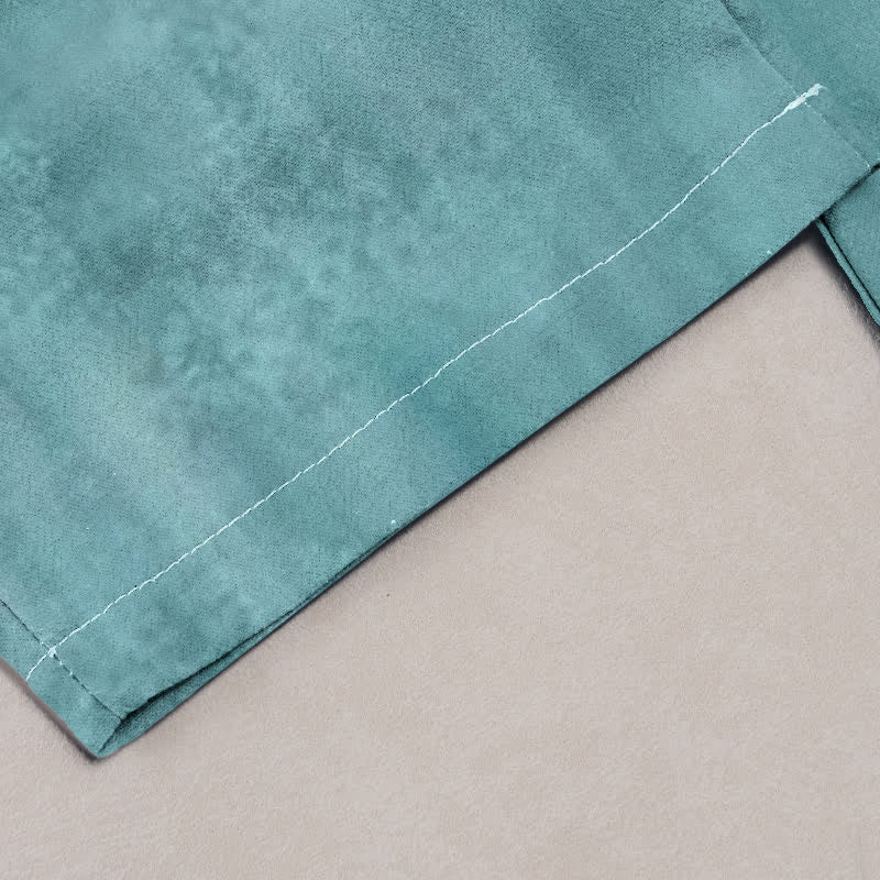Buddha Stones Damesbroek van 100% Cotton met bloemen- en vogelprint, elastische Taille en Zakken. - image 1