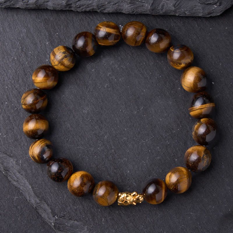 Buddha Stones Accessoires met natuurlijke tijgeroogkralen en schildpadmotief - image 16