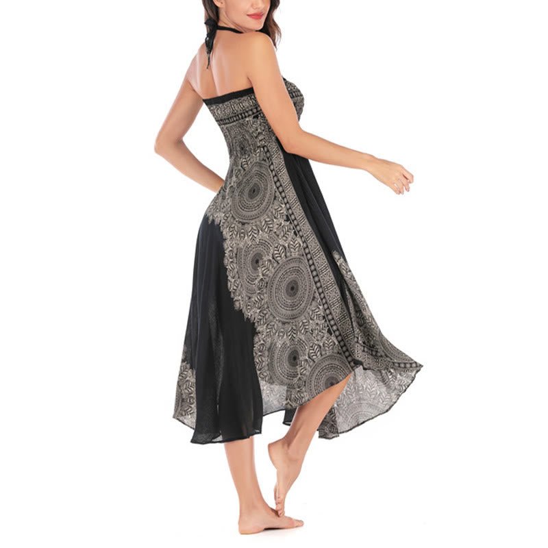 Buddha Stones Twee stijlvolle boho mandala bloemen strandrok jurk - image 18