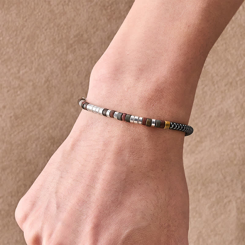 Buddha Stones Armband met krachtige hematietkralen - image 4