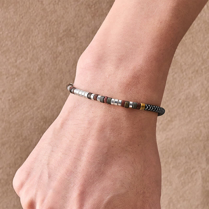 Buddha Stones Armband met krachtige hematietkralen - image 4