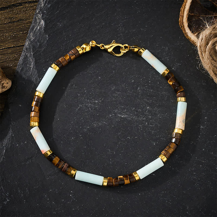 Buddha Stones Rode netwerksteen tijgeroog kralen Armband voor zelfvertrouwen - image 2