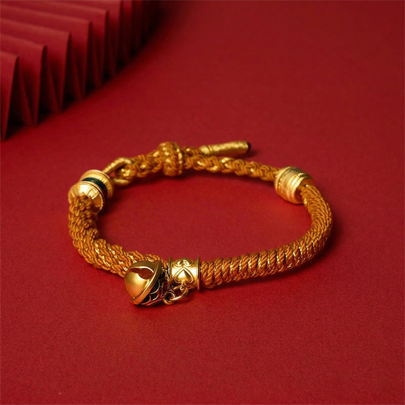 Buddha Stones Koperen emaille bel wijsheid Tibetaanse Armband - image 14