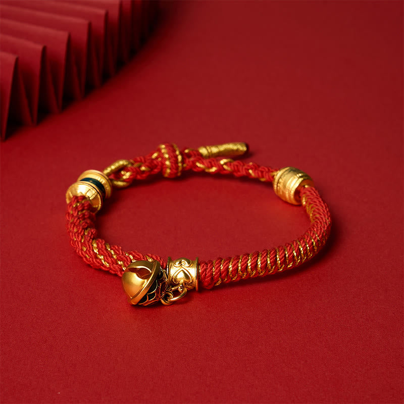 Buddha Stones Koperen emaille bel wijsheid Tibetaanse Armband - image 2