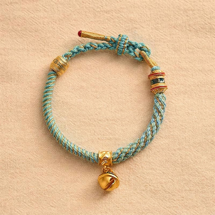 Buddha Stones Koperen emaille bel wijsheid Tibetaanse Armband - image 16