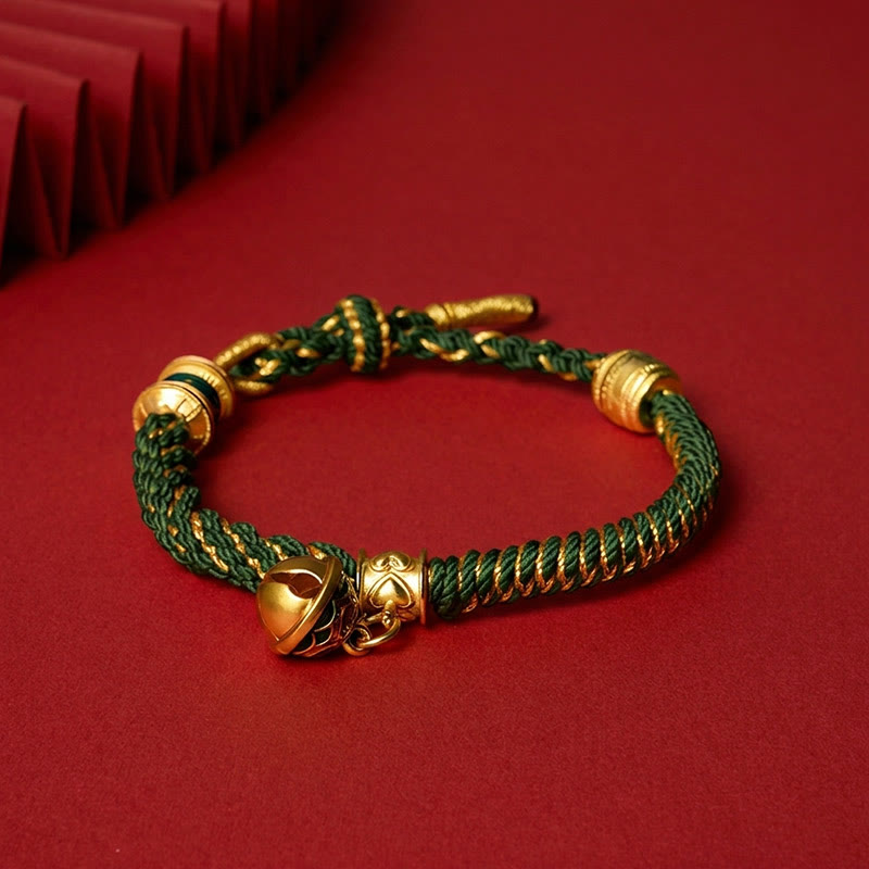 Buddha Stones Koperen emaille bel wijsheid Tibetaanse Armband - image 11