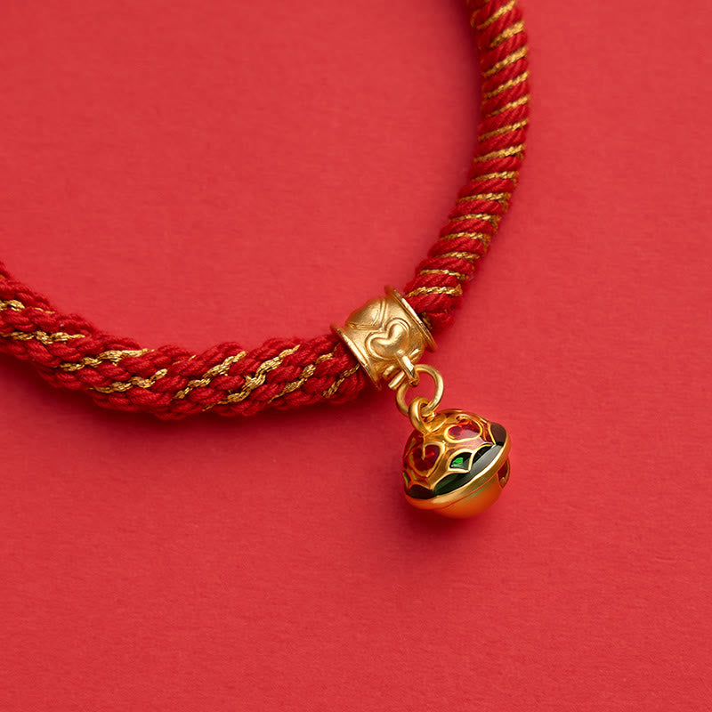 Buddha Stones Koperen emaille bel wijsheid Tibetaanse Armband - image 3