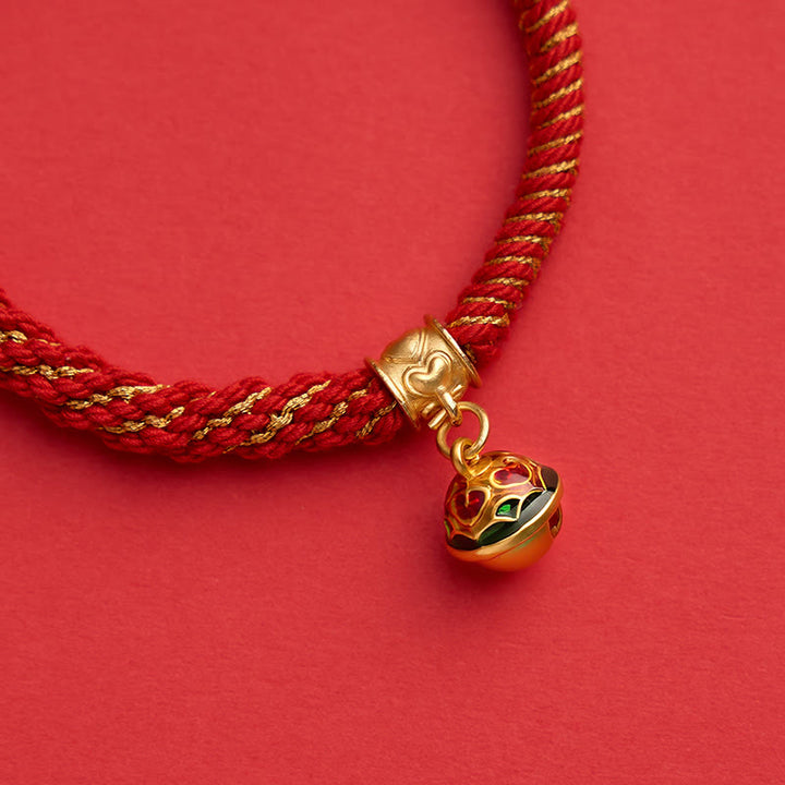 Buddha Stones Koperen emaille bel wijsheid Tibetaanse Armband - image 3