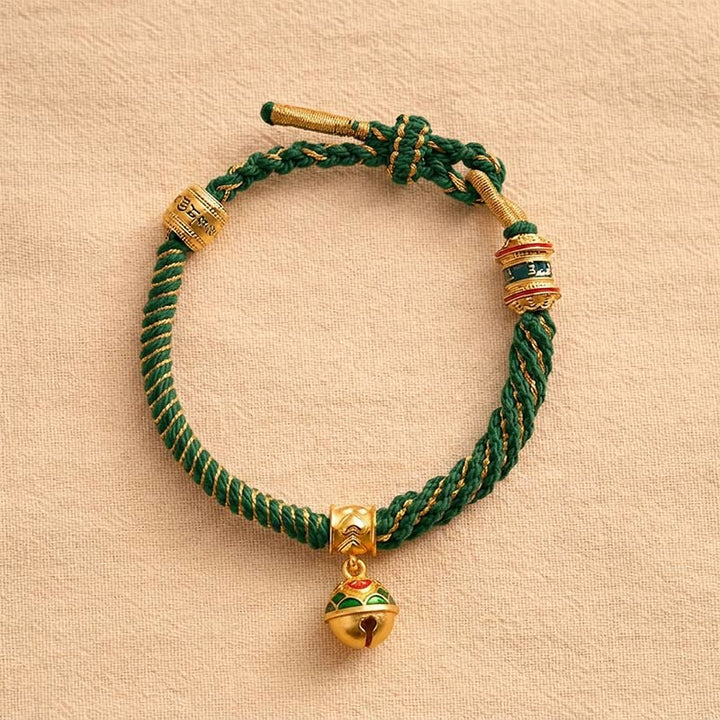Buddha Stones Koperen emaille bel wijsheid Tibetaanse Armband - image 10