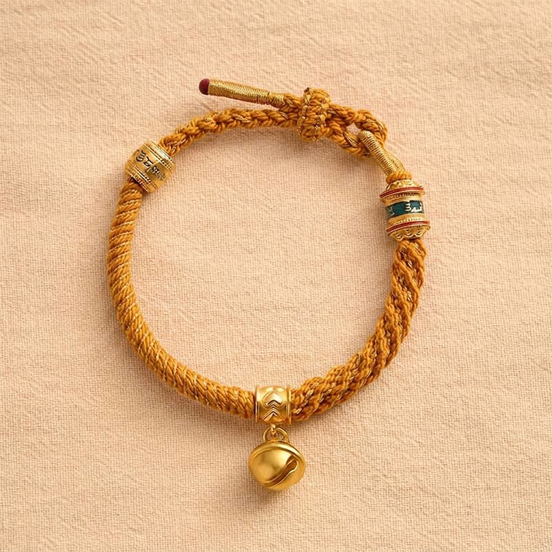 Buddha Stones Koperen emaille bel wijsheid Tibetaanse Armband - image 13