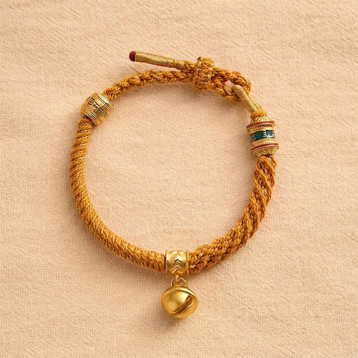 Buddha Stones Koperen emaille bel wijsheid Tibetaanse Armband - image 13