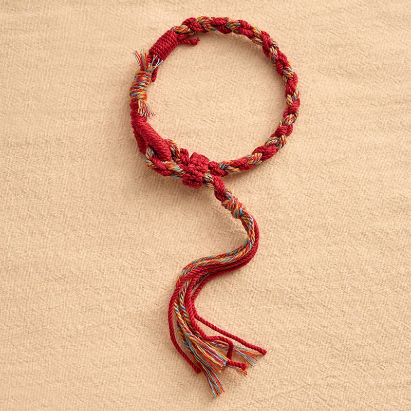 Buddha Stones Verstelbare Armband met rode koordverbinding - image 2