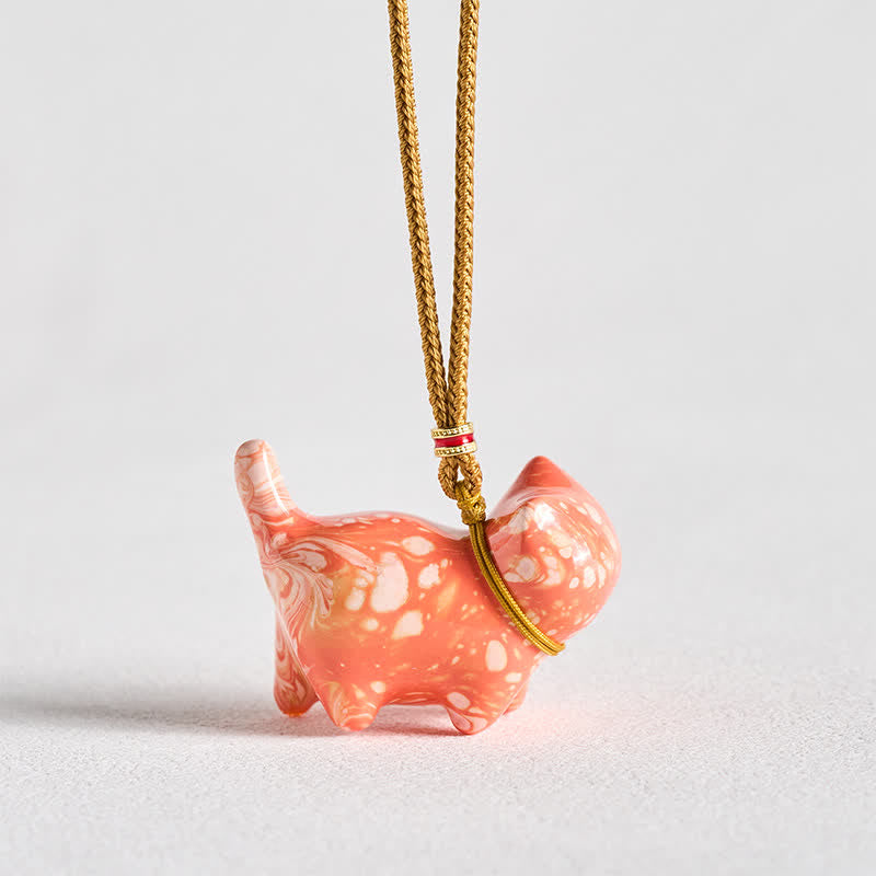 Buddha Stones Schattige kattenhanger Ketting - image 18