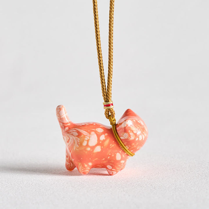 Buddha Stones Schattige kattenhanger Ketting - image 18