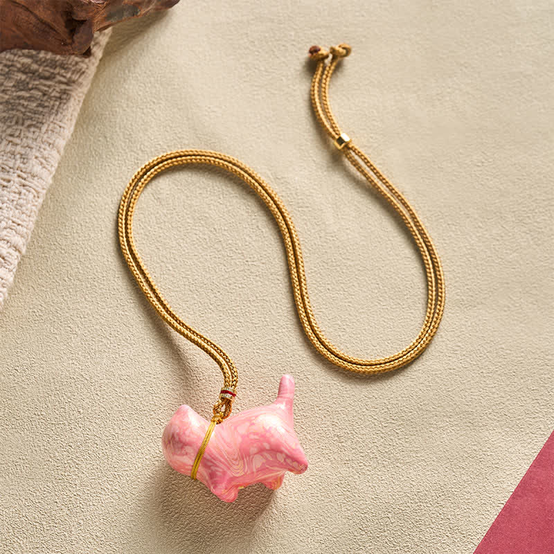 Buddha Stones Schattige kattenhanger Ketting - image 15