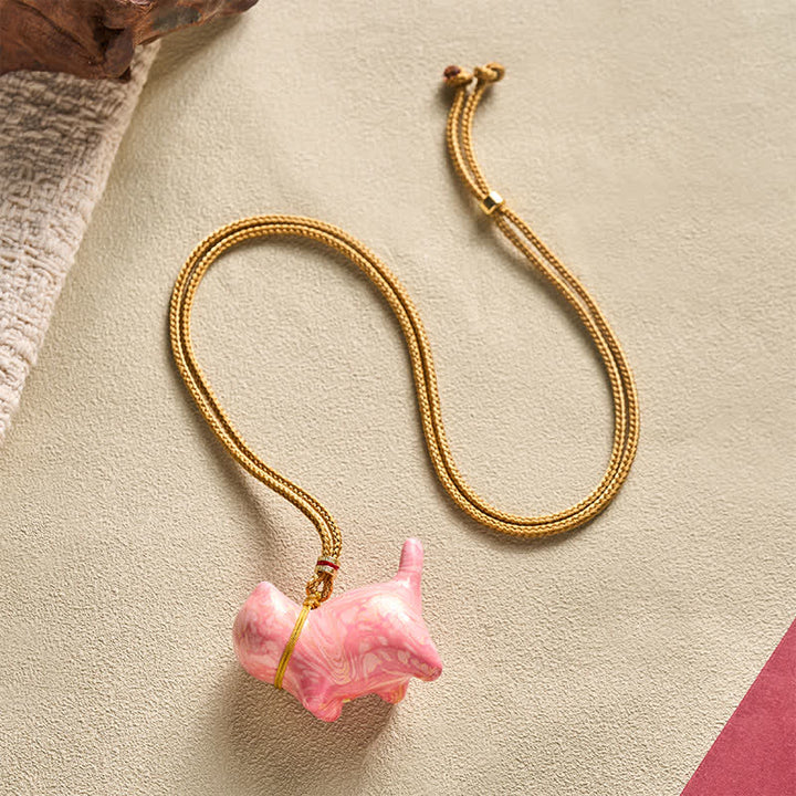 Buddha Stones Schattige kattenhanger Ketting - image 15