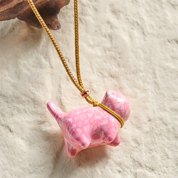 Buddha Stones Schattige kattenhanger Ketting - image 14