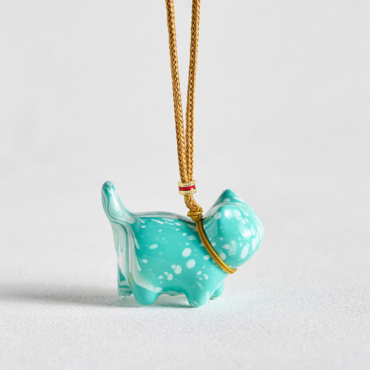 Buddha Stones Schattige kattenhanger Ketting - image 23