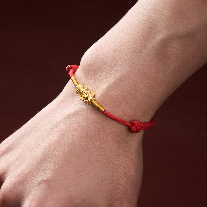 Buddha Stones Handgemaakte rode PiXiu Armband - image 16