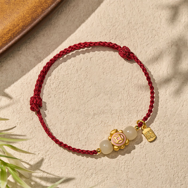 Buddha Stones Handgeweven Armband met schildpadmotief, symbool van kracht. - image 12