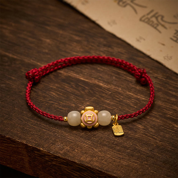 Buddha Stones Handgeweven Armband met schildpadmotief, symbool van kracht. - image 13