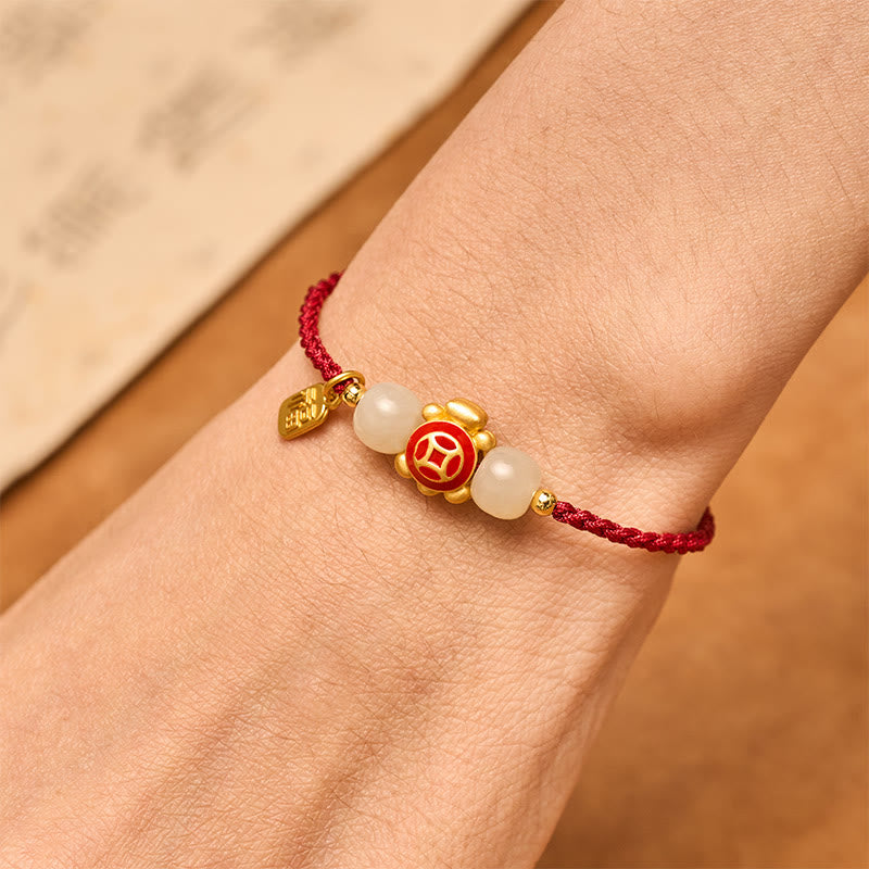 Buddha Stones Handgeweven Armband met schildpadmotief, symbool van kracht. - image 5