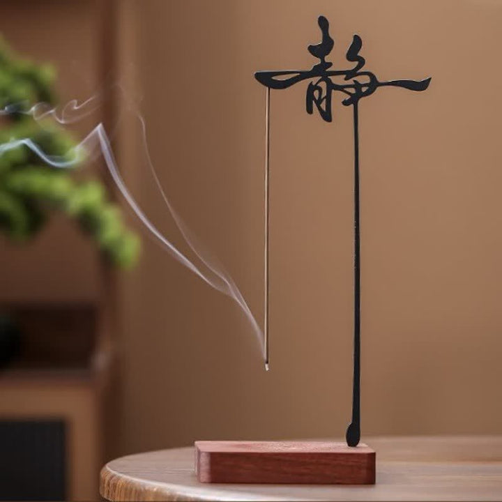 Buddha Stones Lotus Verlichting Hangende Wierook van Hout en IJzer - Rustig - image 5
