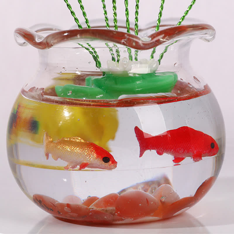Buddha Stones Compacte Lotus Koi Geluksfles Auto Interieur Mindfulness woondecoratie - image 5