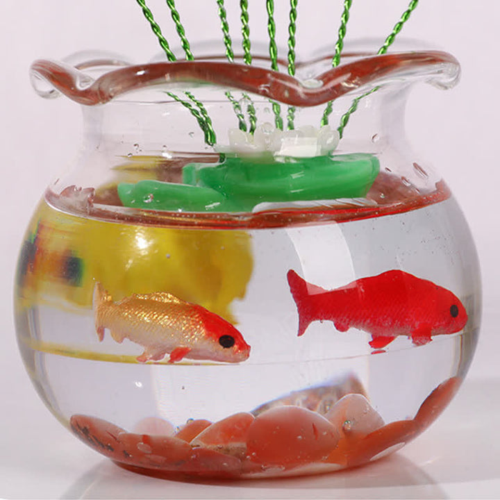 Buddha Stones Compacte Lotus Koi Geluksfles Auto Interieur Mindfulness woondecoratie - image 5