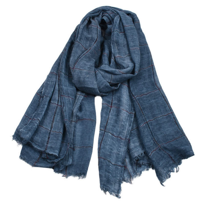 Buddha Stones /herfst geruit patroon casual herensjaal - image 5