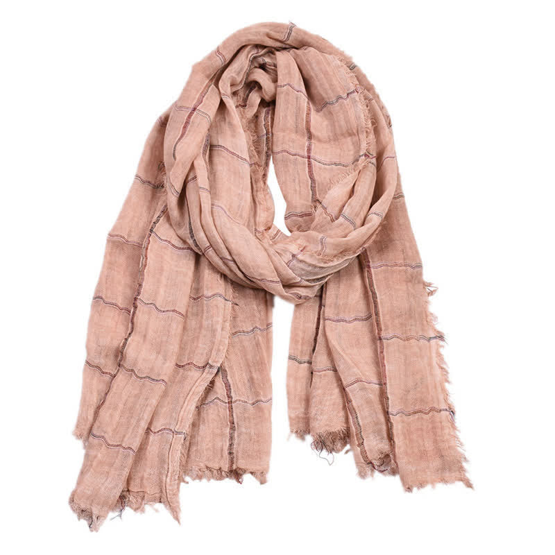 Buddha Stones /herfst geruit patroon casual herensjaal - image 9